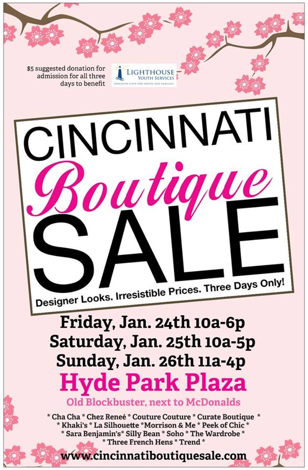 Cincinnati Boutique Sale January 2014