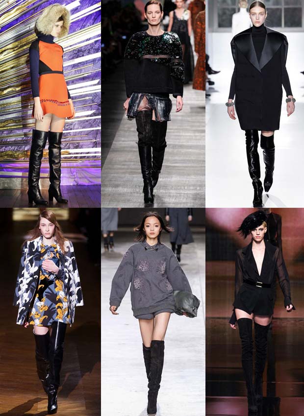 Fashion over the knee boots