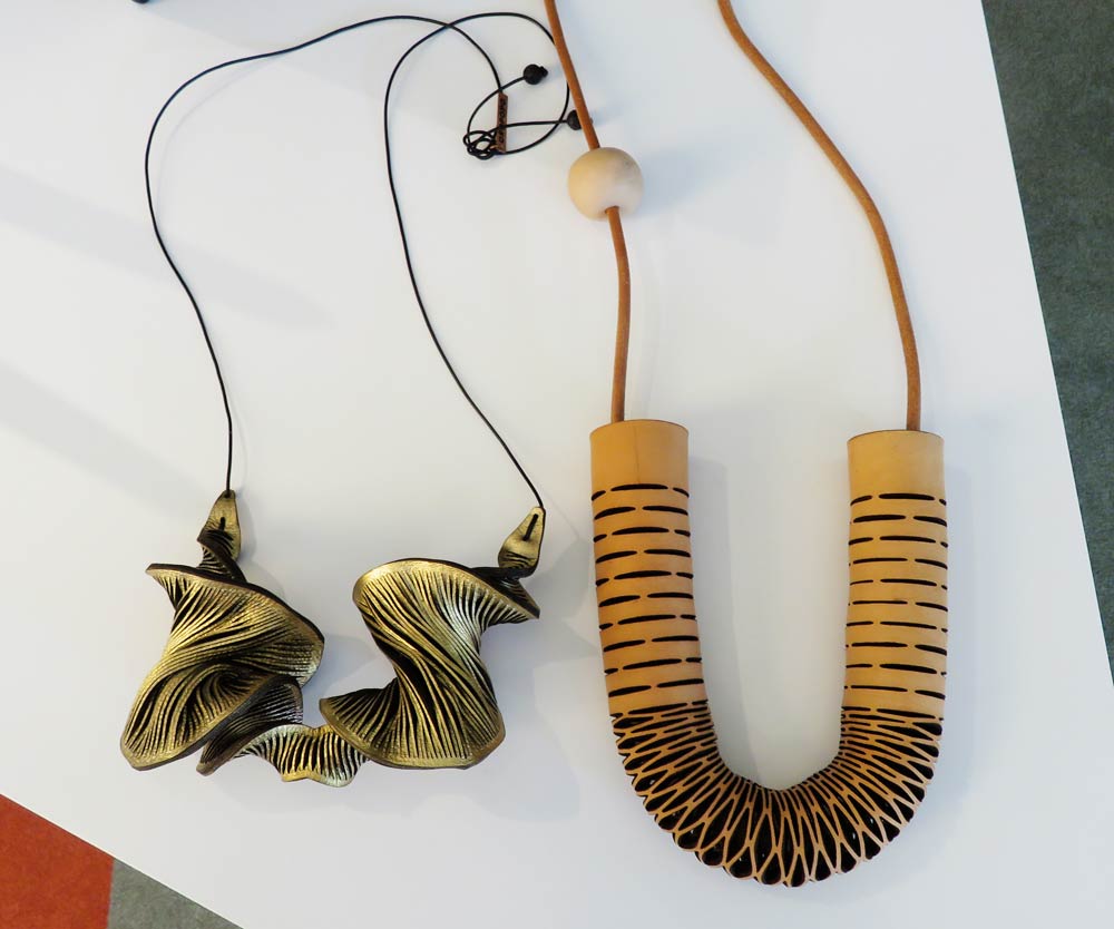 Oropopo necklaces, $154 and $165