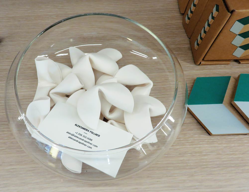 Ceramic fortune cookies to break on purpose!